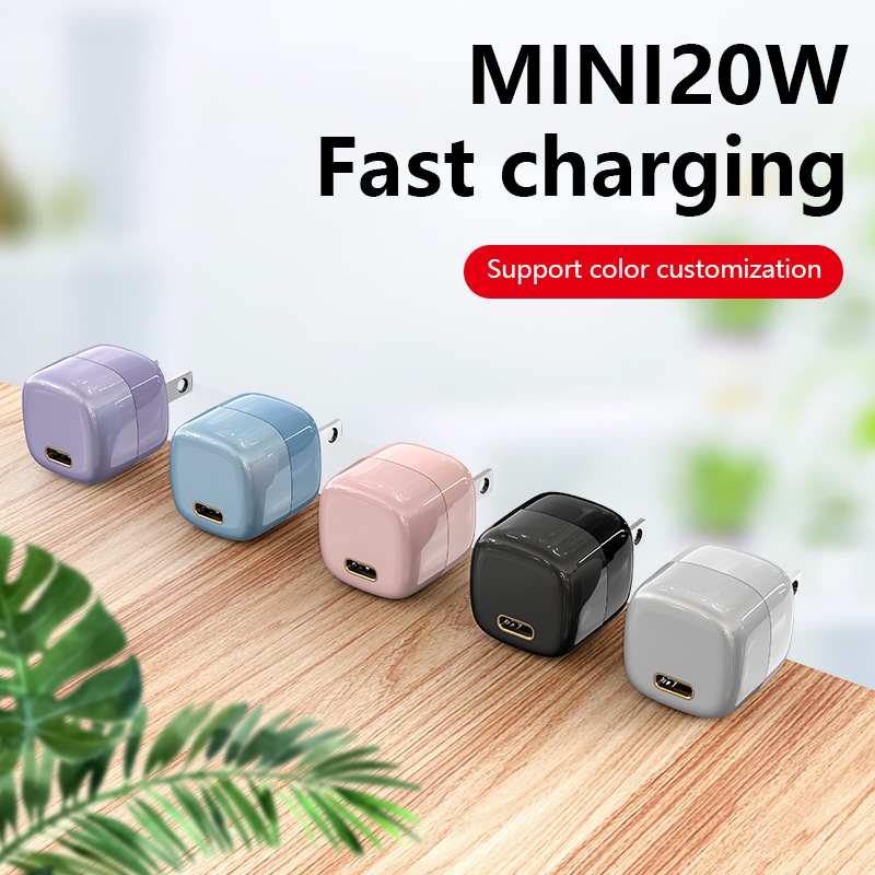 WISESIR The small ice cube pd fast charging head mobile phone charger 20w charger - Image 2