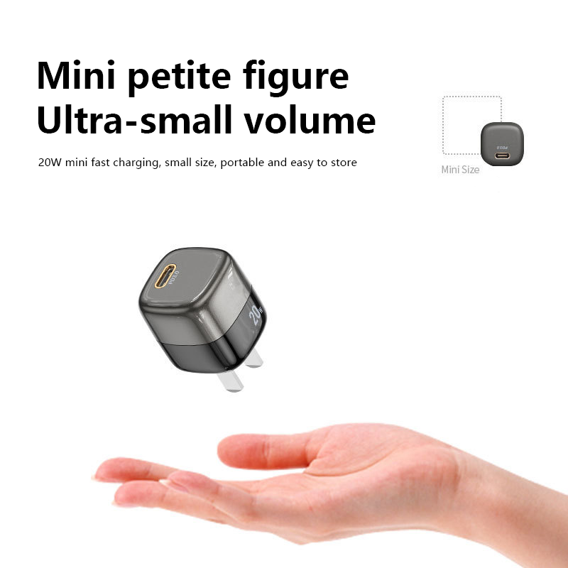 WISESIR The small ice cube pd fast charging head mobile phone charger 20w charger - Image 3