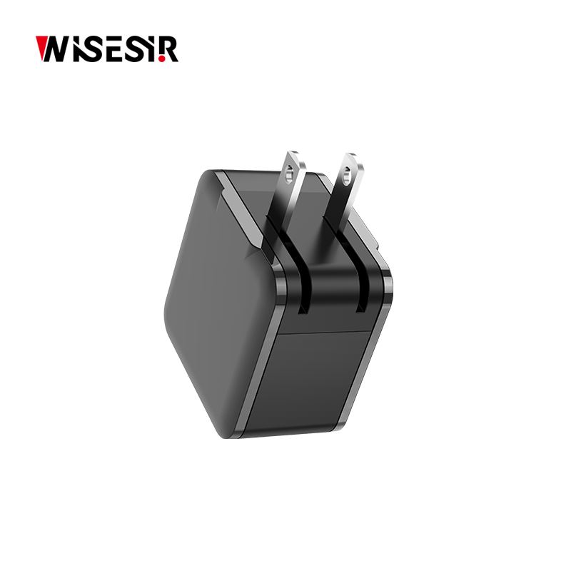 WISESIR EU US UK Fast Charging USB C 33W Travel Adapter Multiport GaN Wall Charger