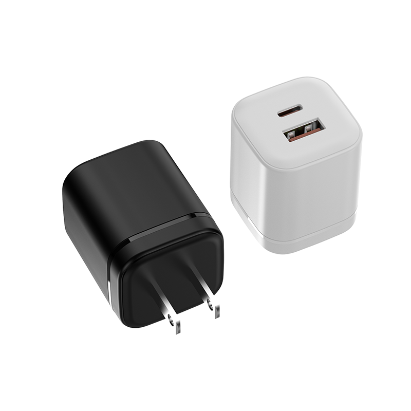 WISESIR Dual Port 35W Mini USB a Charger PD USB C Smart Charger - Image 2