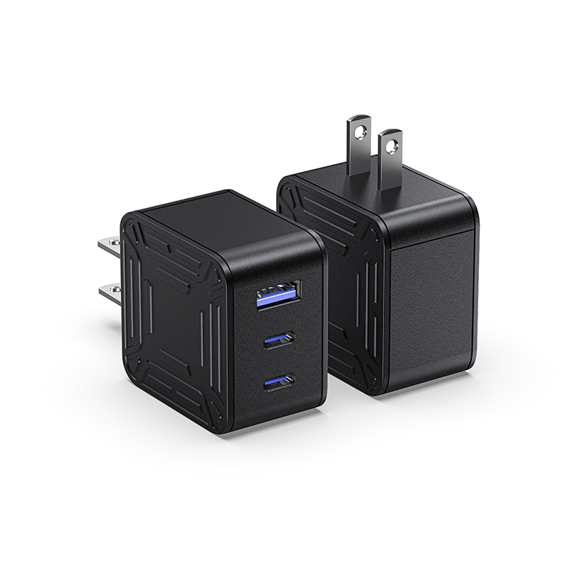 WISESIR 70W 3 Ports USB a Fast Charging Adapter Type C PD Quick Charge - Image 2
