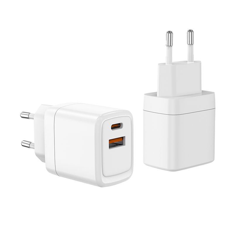 WISESIR Dual Port USB C Charger PD 30W Quick Charge QC 3.0 Fast Wall Charger Adapter - Image 4