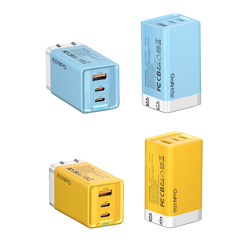 WISESIR Type C Cargador Celulares Cell Phone USB Wall Charger Cargador PD GaN 67W Fast Charger - Image 5