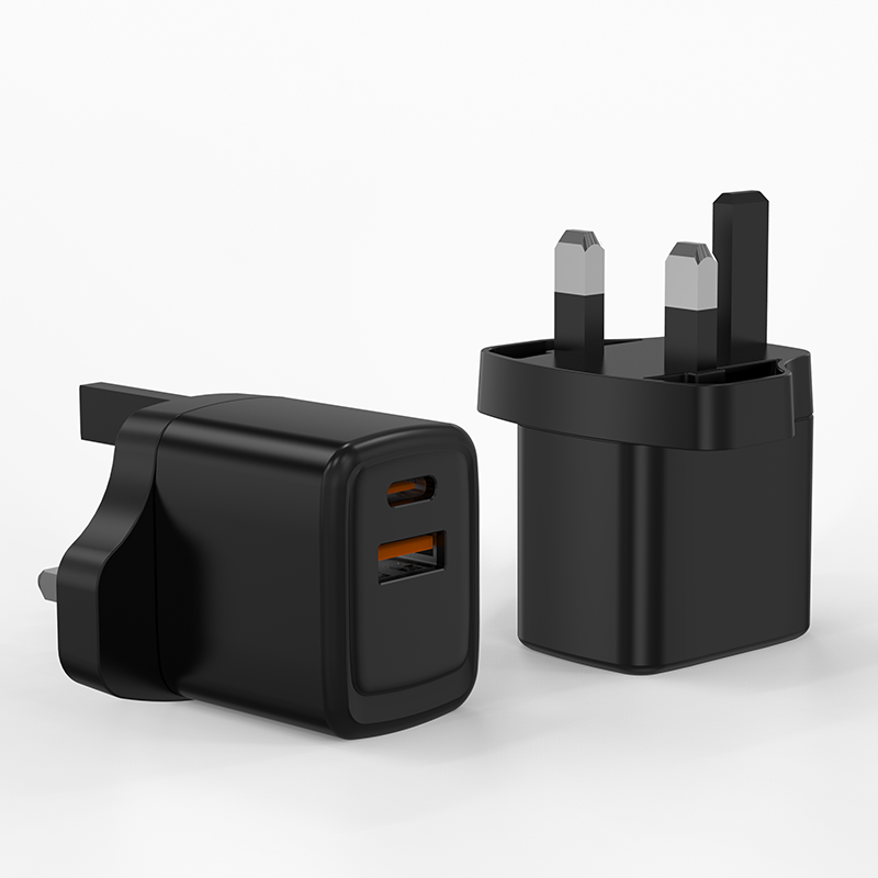 WISESIR Dual Port USB C Charger PD 30W Quick Charge QC 3.0 Fast Wall Charger Adapter - Image 5