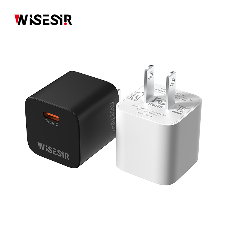 WISESIR PC Fireproof Material Charger 20W Ast Charging Wall Charger EU US UK PD 3.0 C QC3.0 GaN PD Charger for iPhone Android