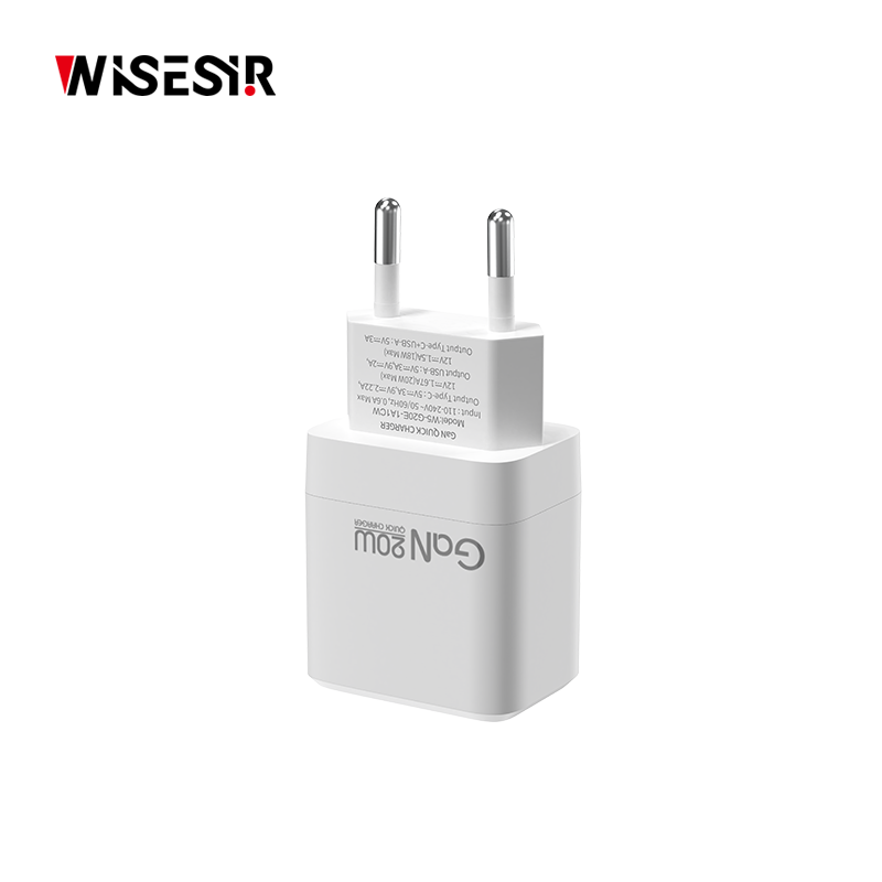 WISESIR Charger Fast USB Type C 20W Power Adapter Charger EU Plug Standard 20W 2 Ports Wall Charger for Phone Super Charging - Image 3