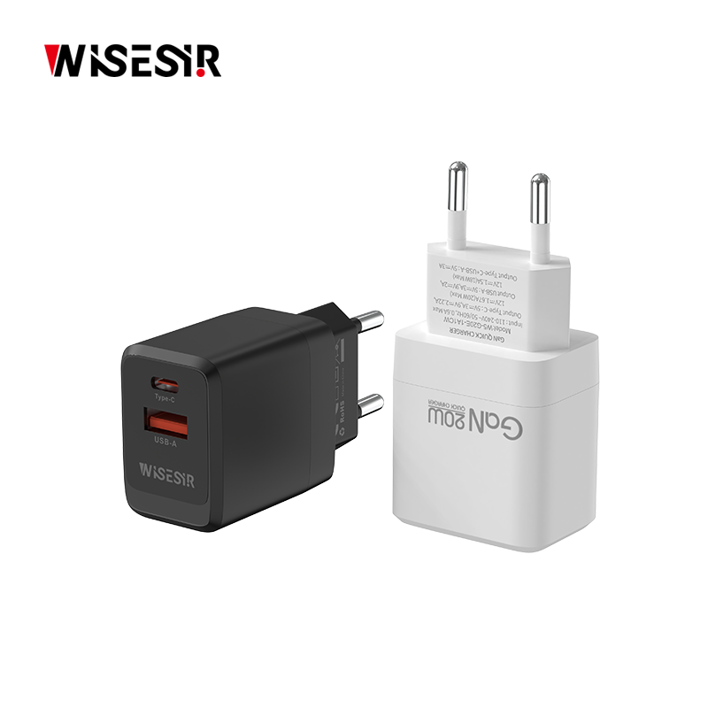 WISESIR Charger Fast USB Type C 20W Power Adapter Charger EU Plug Standard 20W 2 Ports Wall Charger for Phone Super Charging - Image 5