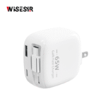 WISESIR Professional 30W 3 Port GaN Charger PD 30W PPS 20V 3.25A Foldable Travel Power Adapter AC100-240V Output Travel Home Use