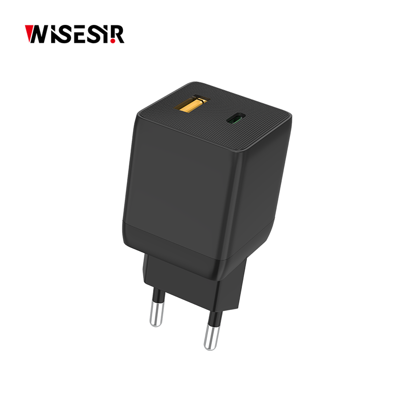 WISESIR High Efficiency 33W Dual Port Wall Charger USB C PD PPS Fast Charging Block Universal Adapter Home Universal Adapter - Image 2