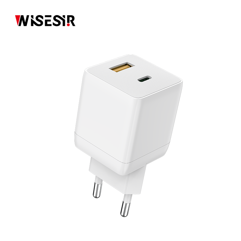WISESIR High Efficiency 33W Dual Port Wall Charger USB C PD PPS Fast Charging Block Universal Adapter Home Universal Adapter - Image 4