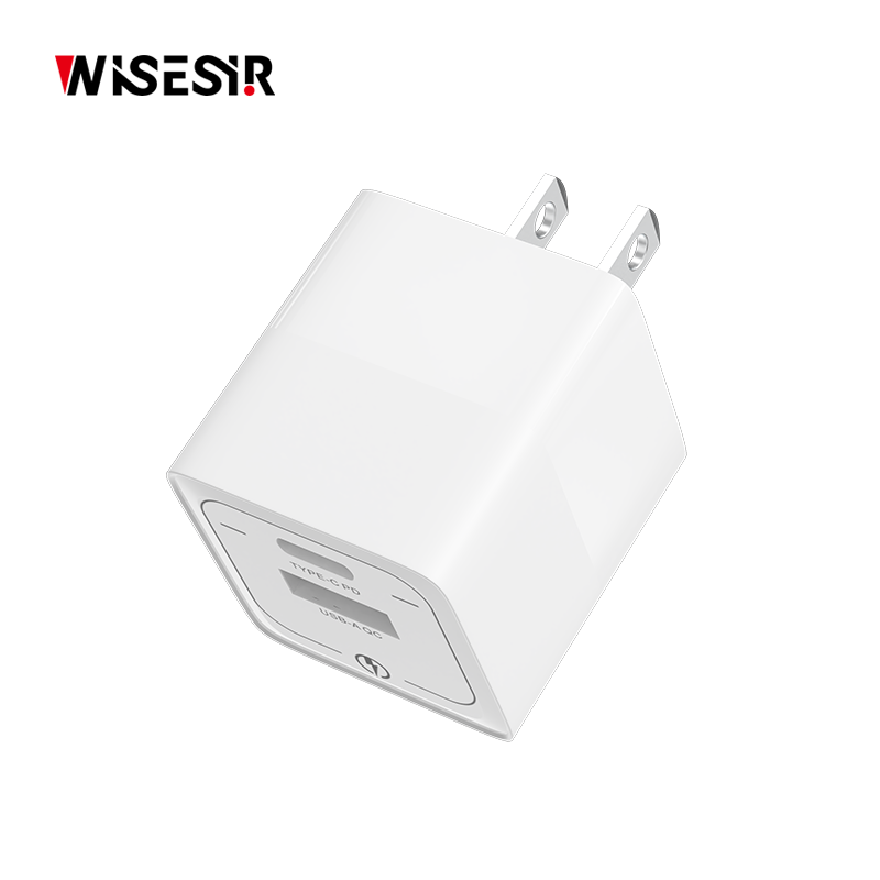 WISESIR CE FCC Certified 33W Dual Port Fast Charger PD QC USB C a Universal Power Adapter for iPhone Samsung Travel Home Use - Image 4