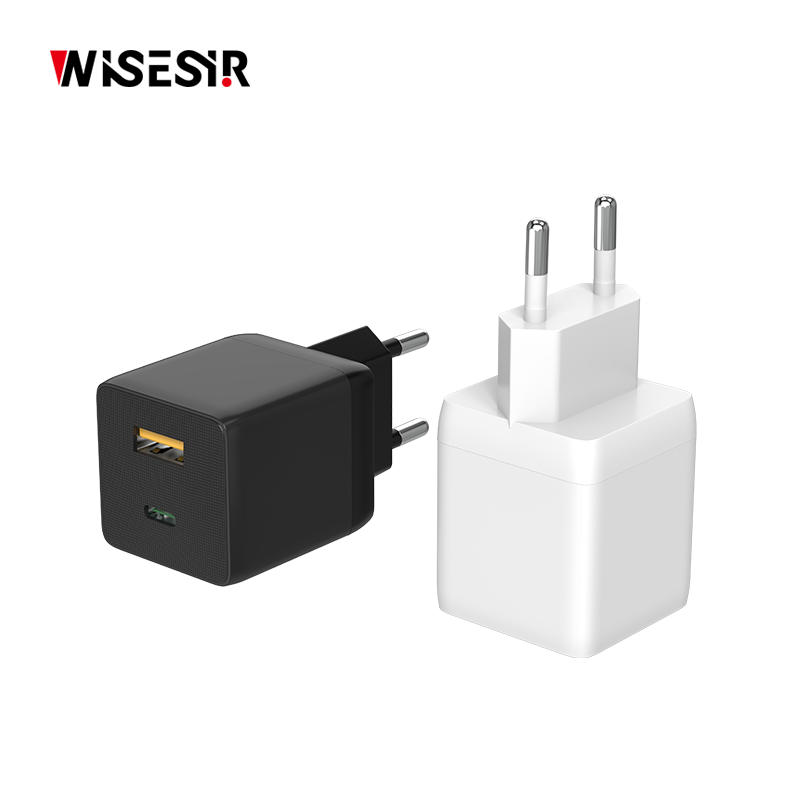 WISESIR High Efficiency 33W Dual Port Wall Charger USB C PD PPS Fast Charging Block Universal Adapter Home Universal Adapter - Image 5