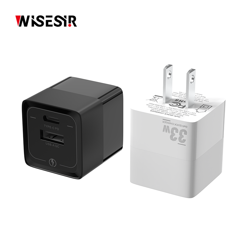 WISESIR CE FCC Certified 33W Dual Port Fast Charger PD QC USB C a Universal Power Adapter for iPhone Samsung Travel Home Use - Image 5